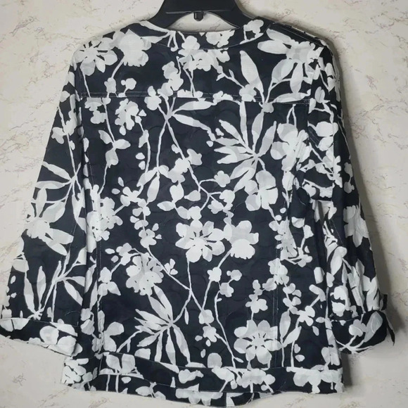 Peck & Peck | Jacket  | Size M | Black and White - Picture 8 of 9
